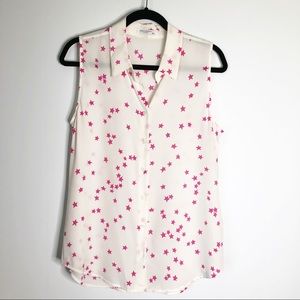 Equipment Femme Ladies Off White Star Blouse M